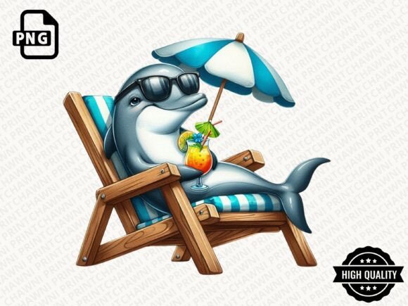 Download Animals Relaxing on Beach Clipart PNG - Animals Collection