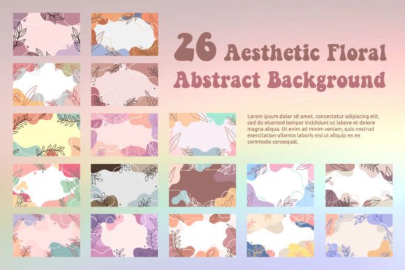 Download 26 Aesthetic Floral Abstract Background - Aesthetic floral Collection