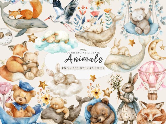 Download Woodland Animals Png, Dreams Clipart, - Animals Collection