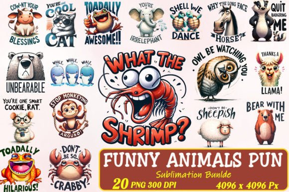 Download Funny Animals Quote Sublimation Bundle - Animals Collection
