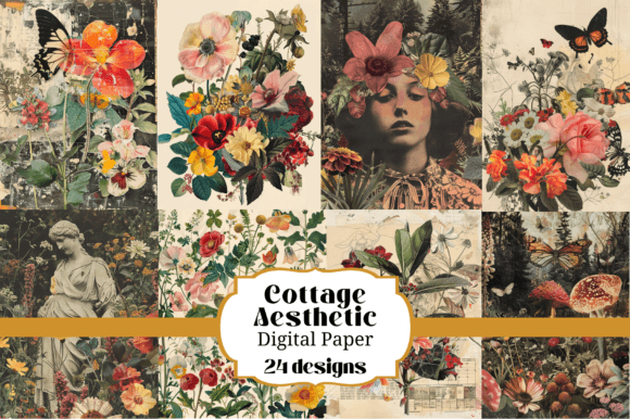 Download 24 Cottage Aesthetic Floral Backgrounds - Aesthetic floral Collection