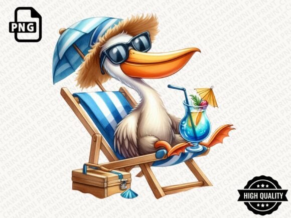 Download Animals Relaxing on Beach Clipart PNG - Animals Collection