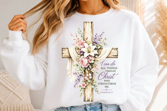 Download Jesus Cross Flower Design, Religious Cro - Cross Collection